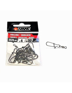 VMC 3526BK Rolling Swivel W/ Duolock Snap Nº10
